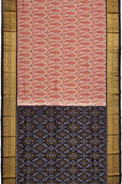 Kanchipuram Silk Jacquard Multicolour Saree