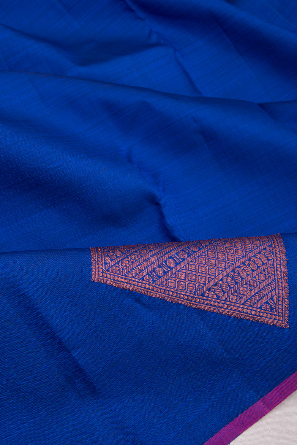 Kanchipuram Silk Butta Dark Blue Saree
