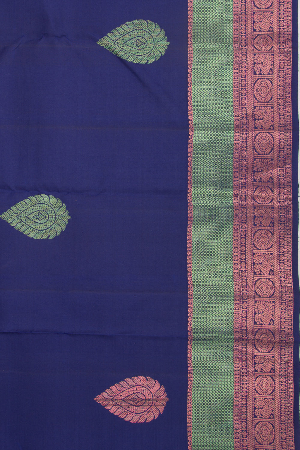 Taranga Kanchi Silk Butta Dark Blue Saree