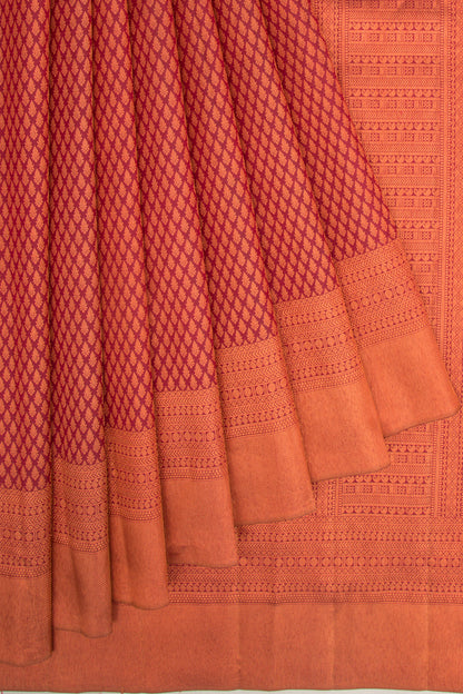 Taranga Kanchi Silk Brocade Maroon Saree