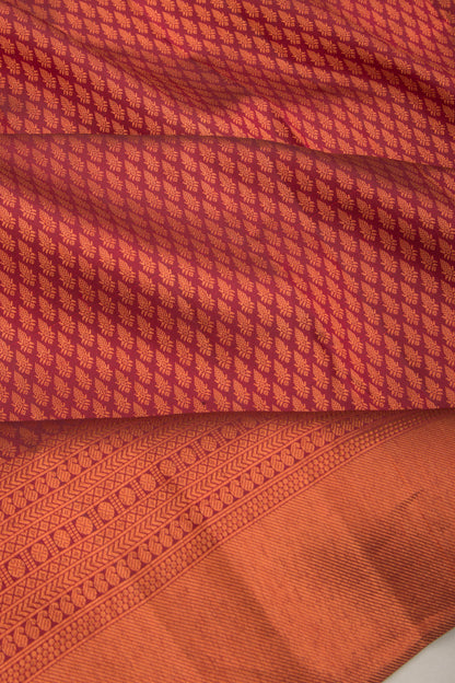 Taranga Kanchi Silk Brocade Maroon Saree