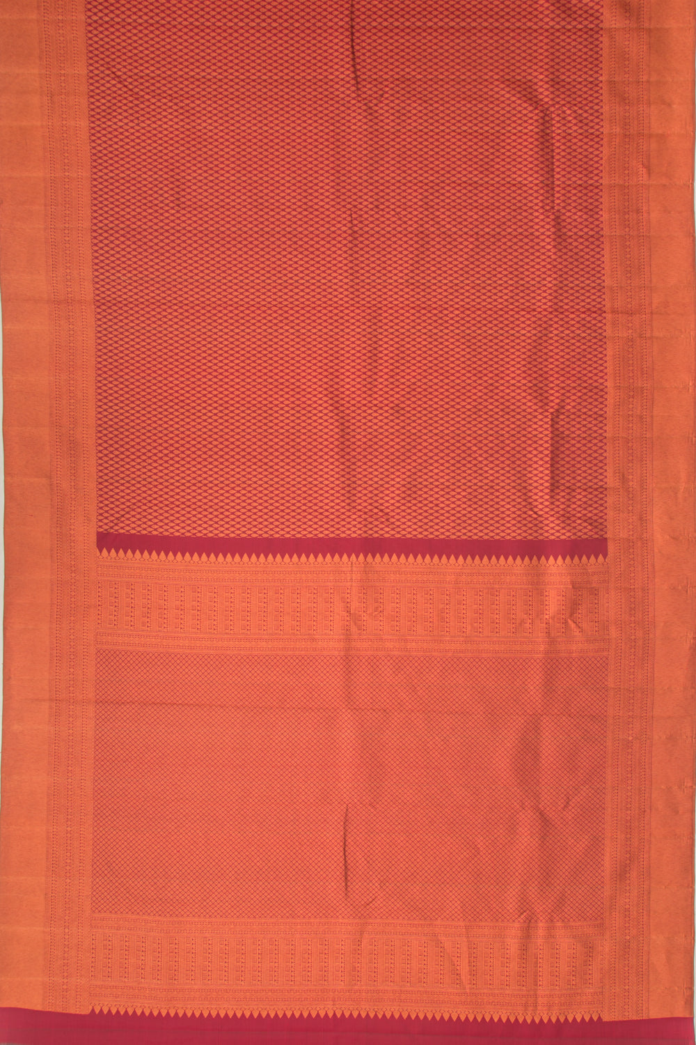 Taranga Kanchi Silk Brocade Maroon Saree