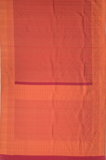Taranga Kanchi Silk Brocade Maroon Saree