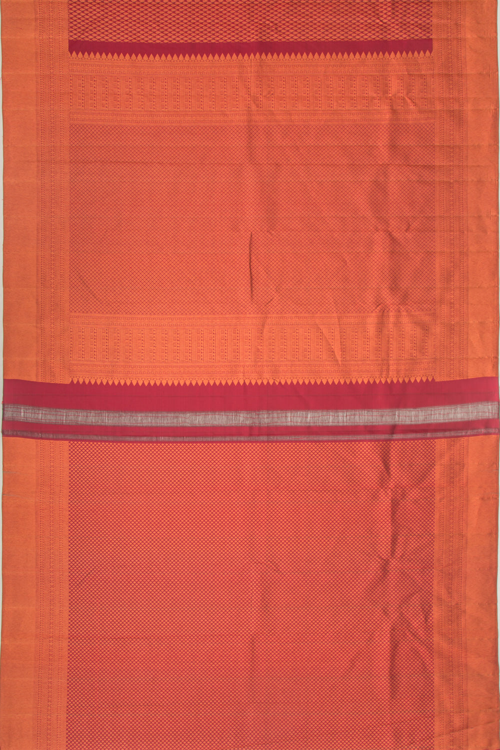 Taranga Kanchi Silk Brocade Maroon Saree