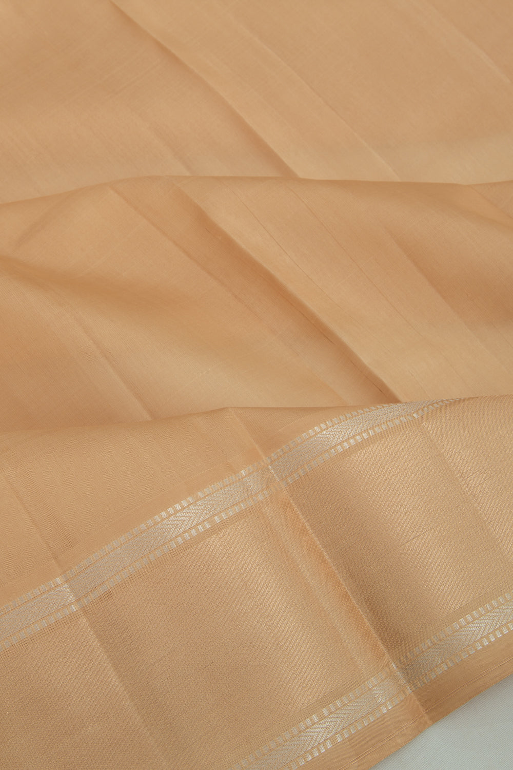 Kanchipuram Silk Plain Sandalwood Dhoti