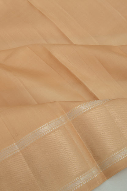 Kanchipuram Silk Plain Sandalwood Dhoti