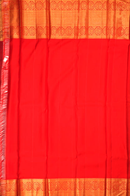 Kanchipuram Silk Brocade Sea Green Saree