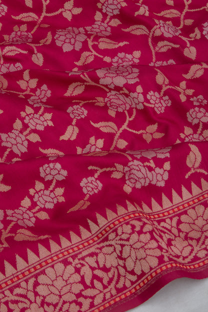 Banarasi Silk Jamdani All Over Purple Saree