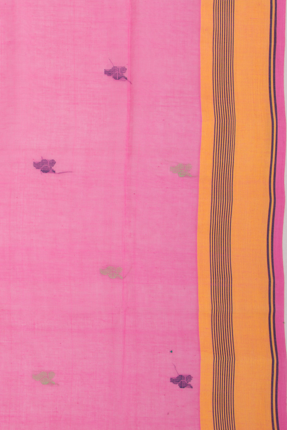 Chettinad Cotton Butta Pink Saree