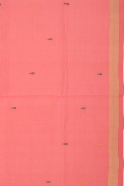 Uppada Silk Butta Peach Saree