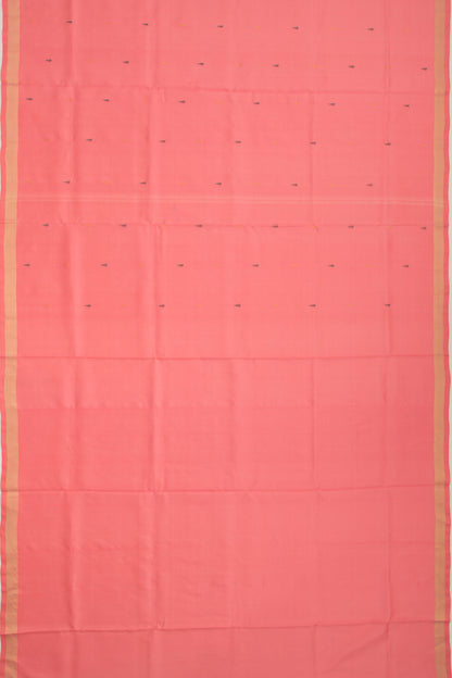 Uppada Silk Butta Peach Saree