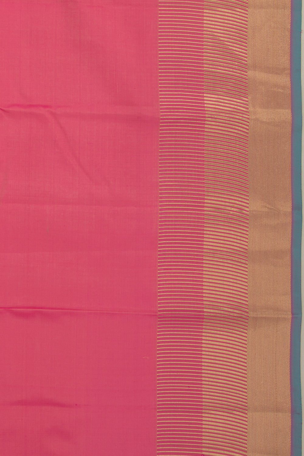 Taranga Kanchi Silk Plain Pink Saree