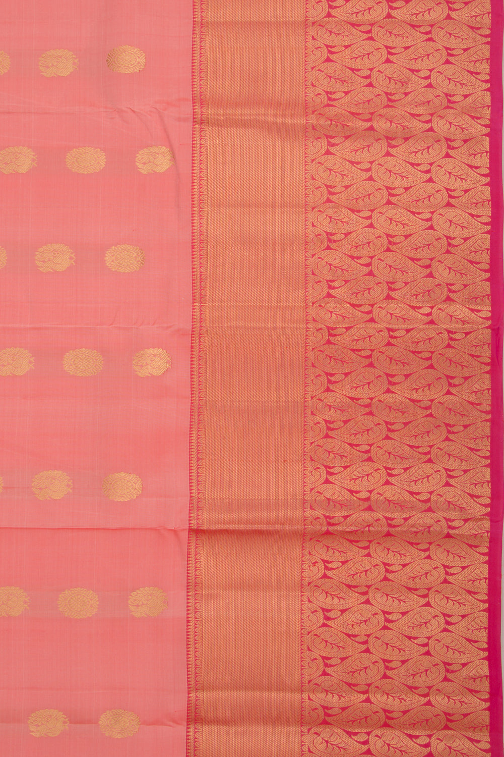 Soft Silk Butta Baby Pink Saree