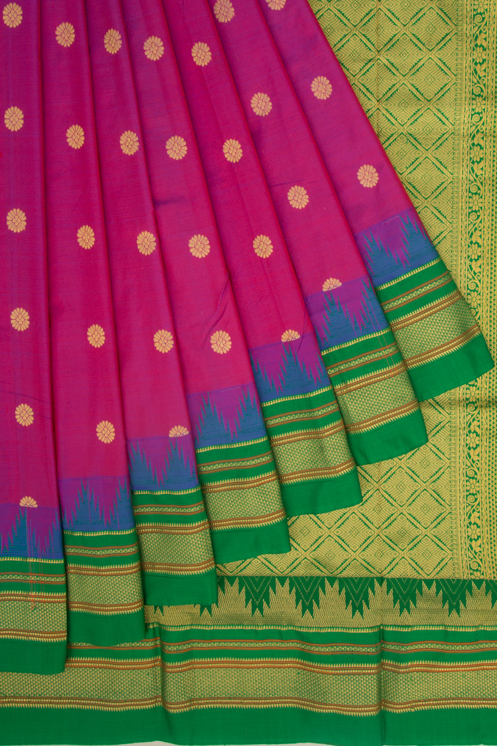 Coimbatore Soft Silk Butta Purple Saree