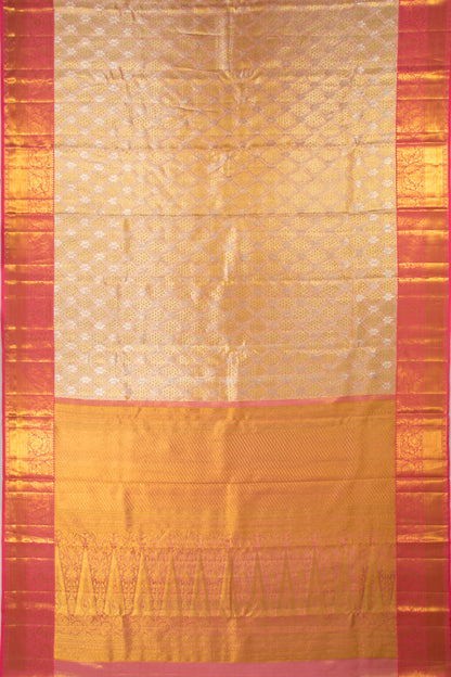 Taranga Kanchi Silk Tissue Brocade Pink Saree