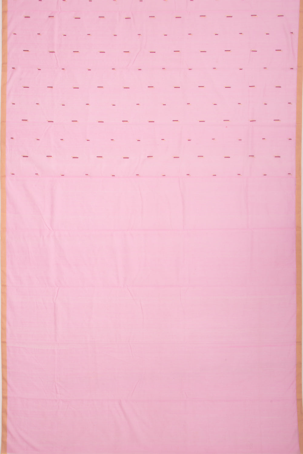 Chanderi Cotton Butta Pink Saree