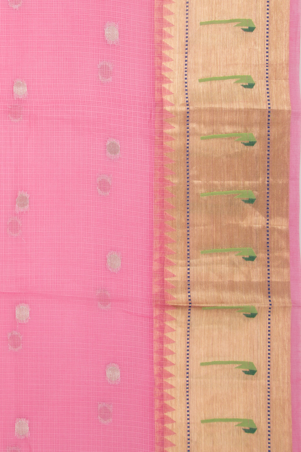 Soft Kota Silk Butta Pink Saree