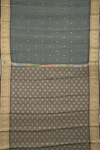 Soft Kota Silk Butta Black Saree
