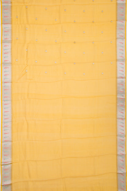 Soft Kota Silk Butta Yellow Saree