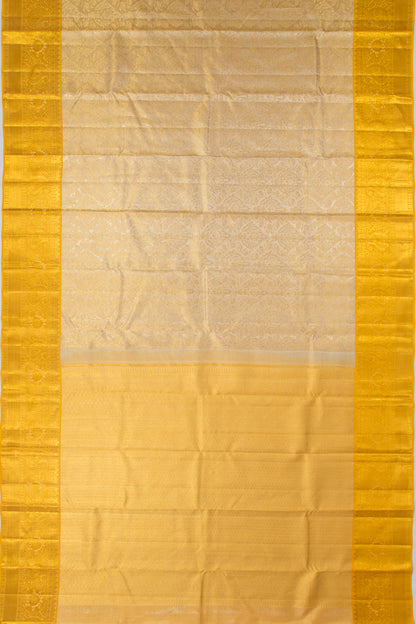 Taranga Kanchi Silk Tissue Brocade Gold Saree