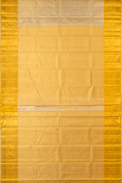 Taranga Kanchi Silk Tissue Brocade Gold Saree