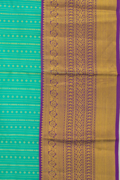 Taranga Kanchi Silk Brocade Sea Green Saree