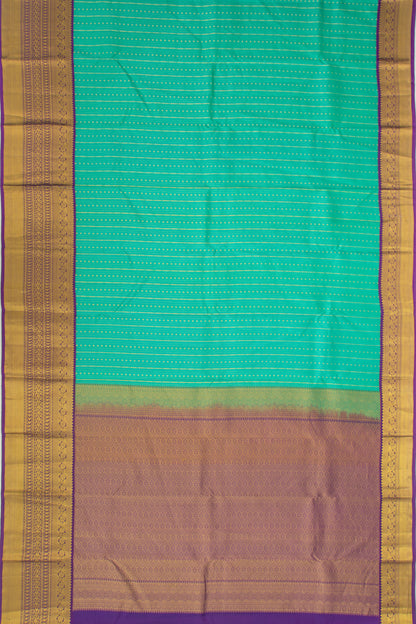 Taranga Kanchi Silk Brocade Sea Green Saree
