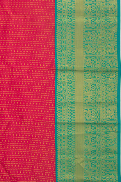 Taranga Kanchi Silk Brocade Pink Saree