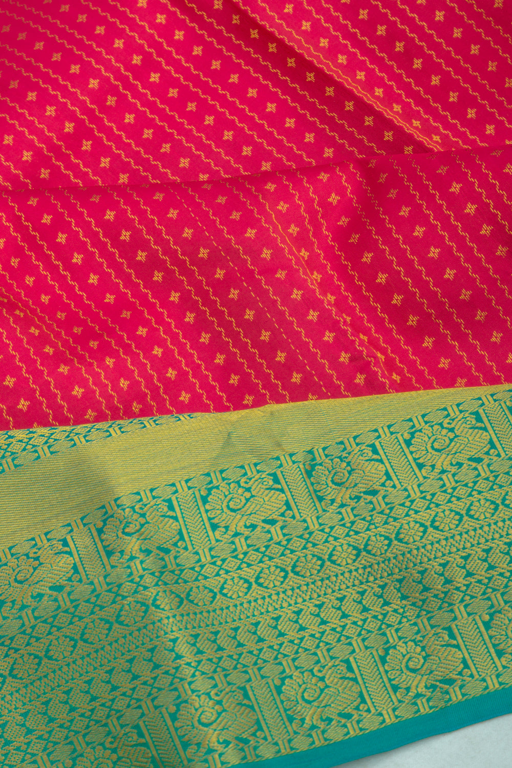 Taranga Kanchi Silk Brocade Pink Saree
