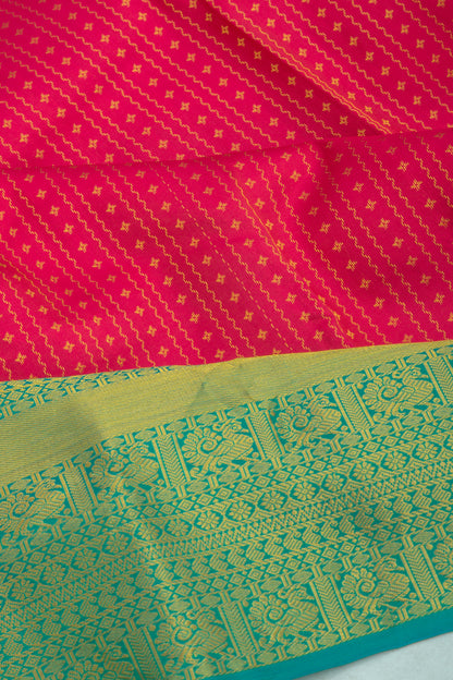 Taranga Kanchi Silk Brocade Pink Saree