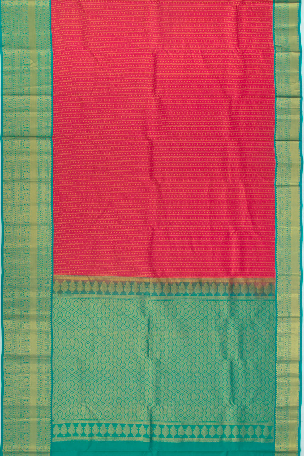 Taranga Kanchi Silk Brocade Pink Saree