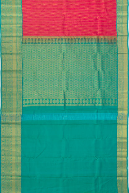 Taranga Kanchi Silk Brocade Pink Saree