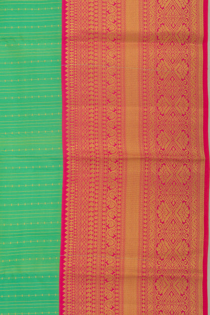 Taranga Kanchi Silk Brocade Sea Green Saree