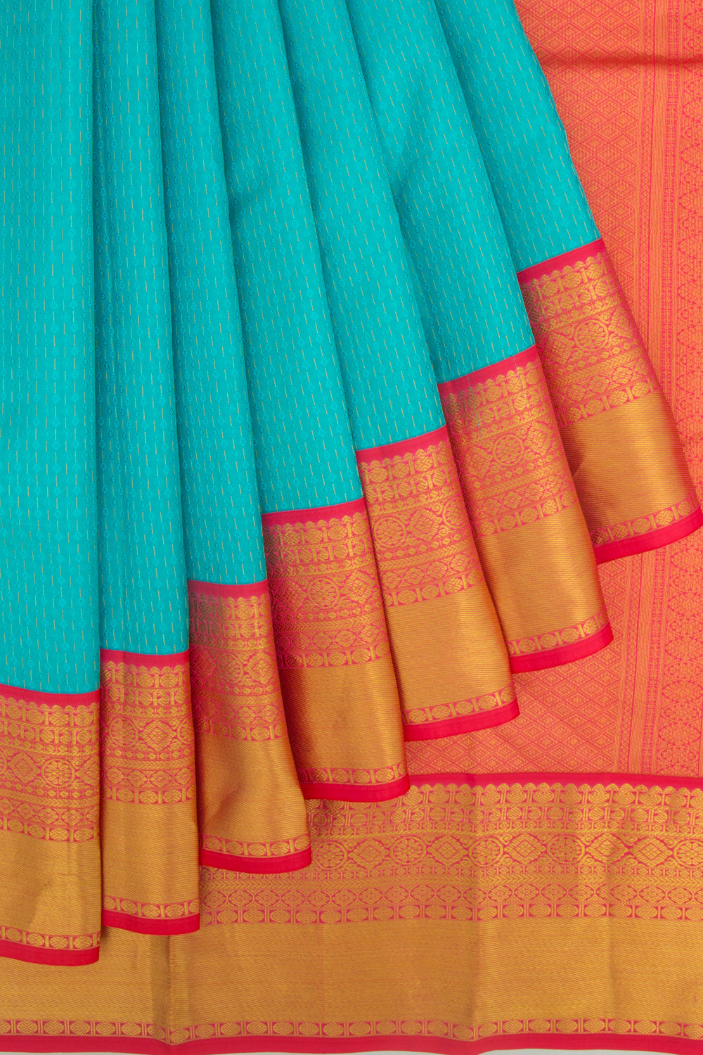 Taranga Kanchi Silk Jacquard Sky Blue Saree