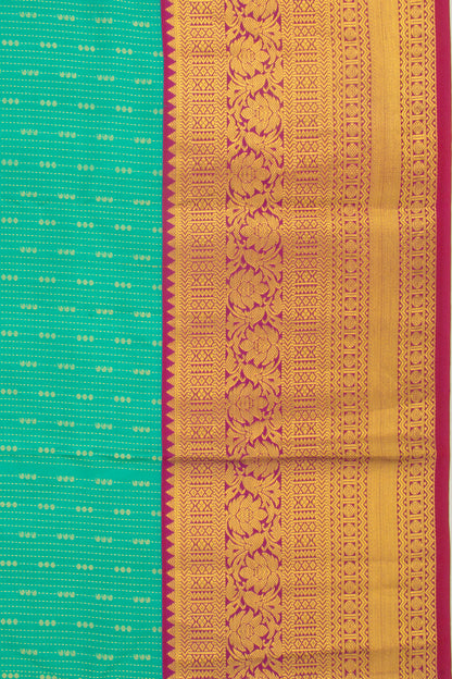 Taranga Kanchi Silk Brocade Sea Green Saree
