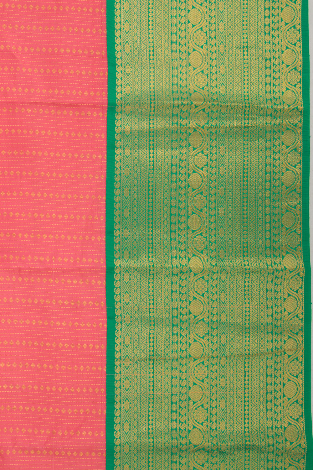 Taranga Kanchi Silk Brocade Pink Saree