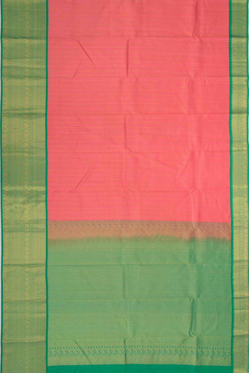 Taranga Kanchi Silk Brocade Pink Saree