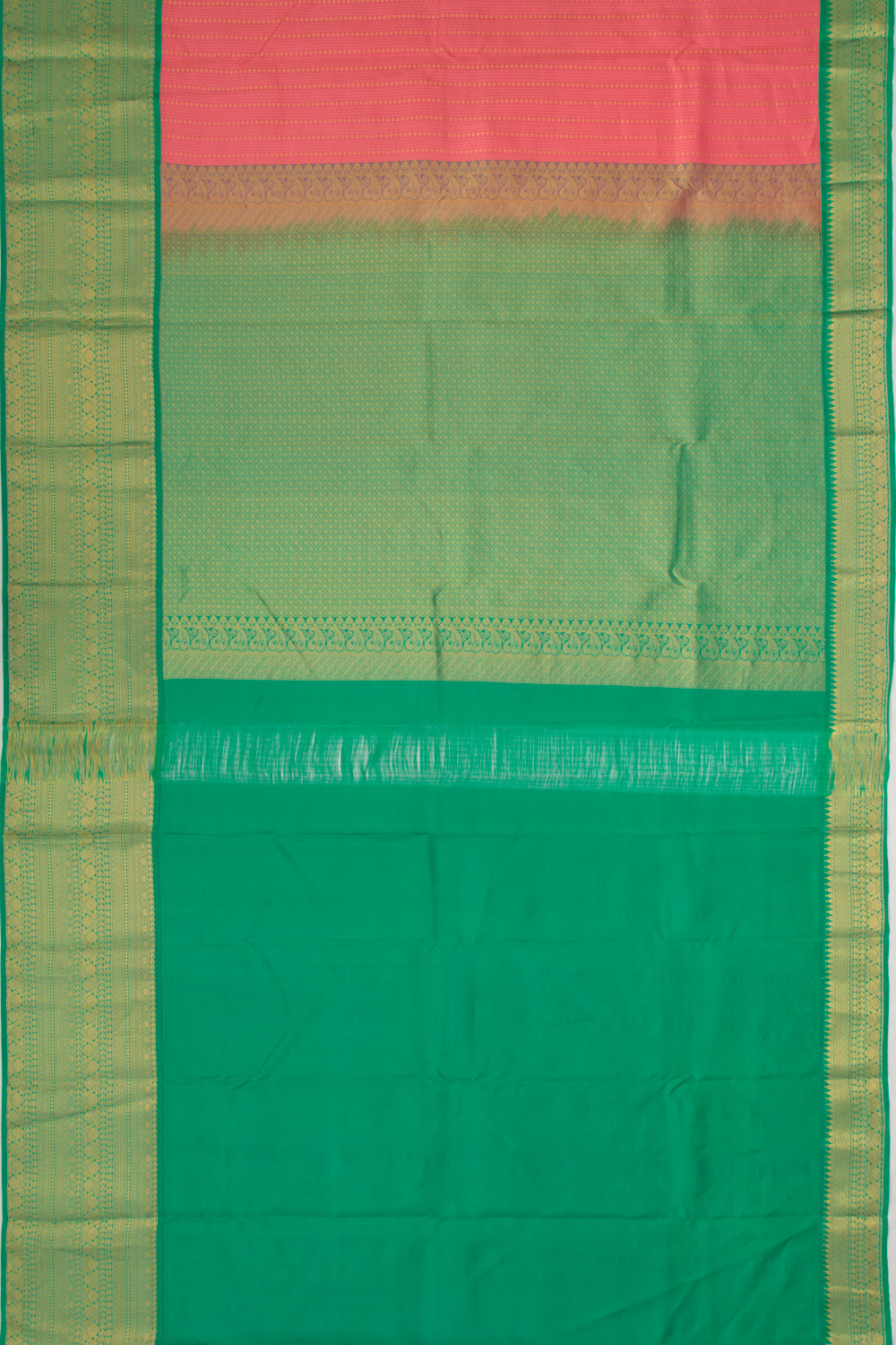 Taranga Kanchi Silk Brocade Pink Saree
