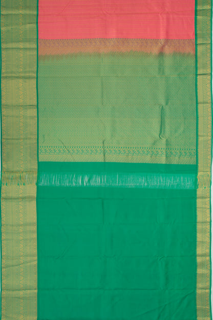 Taranga Kanchi Silk Brocade Pink Saree