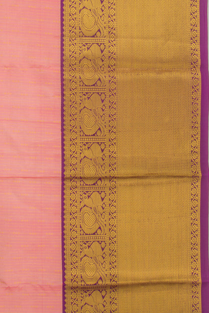 Taranga Kanchi Silk Brocade Pink Saree