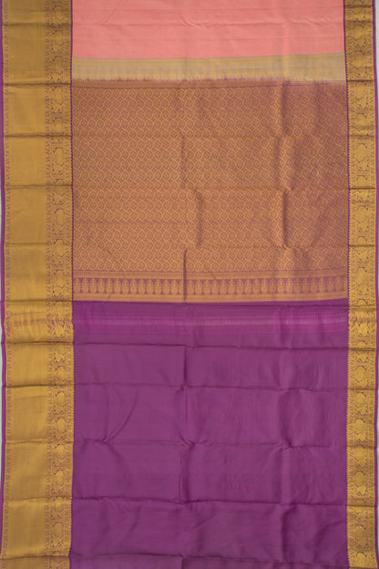Taranga Kanchi Silk Brocade Pink Saree