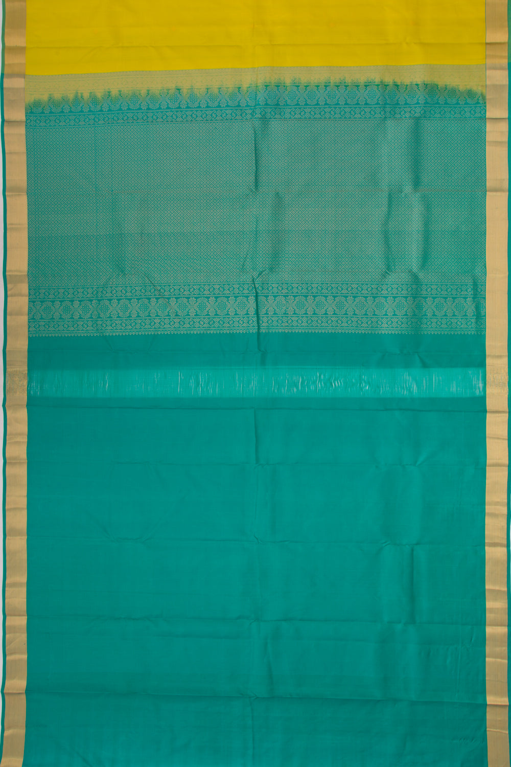 Taranga Kanchi Silk Butta Green Saree