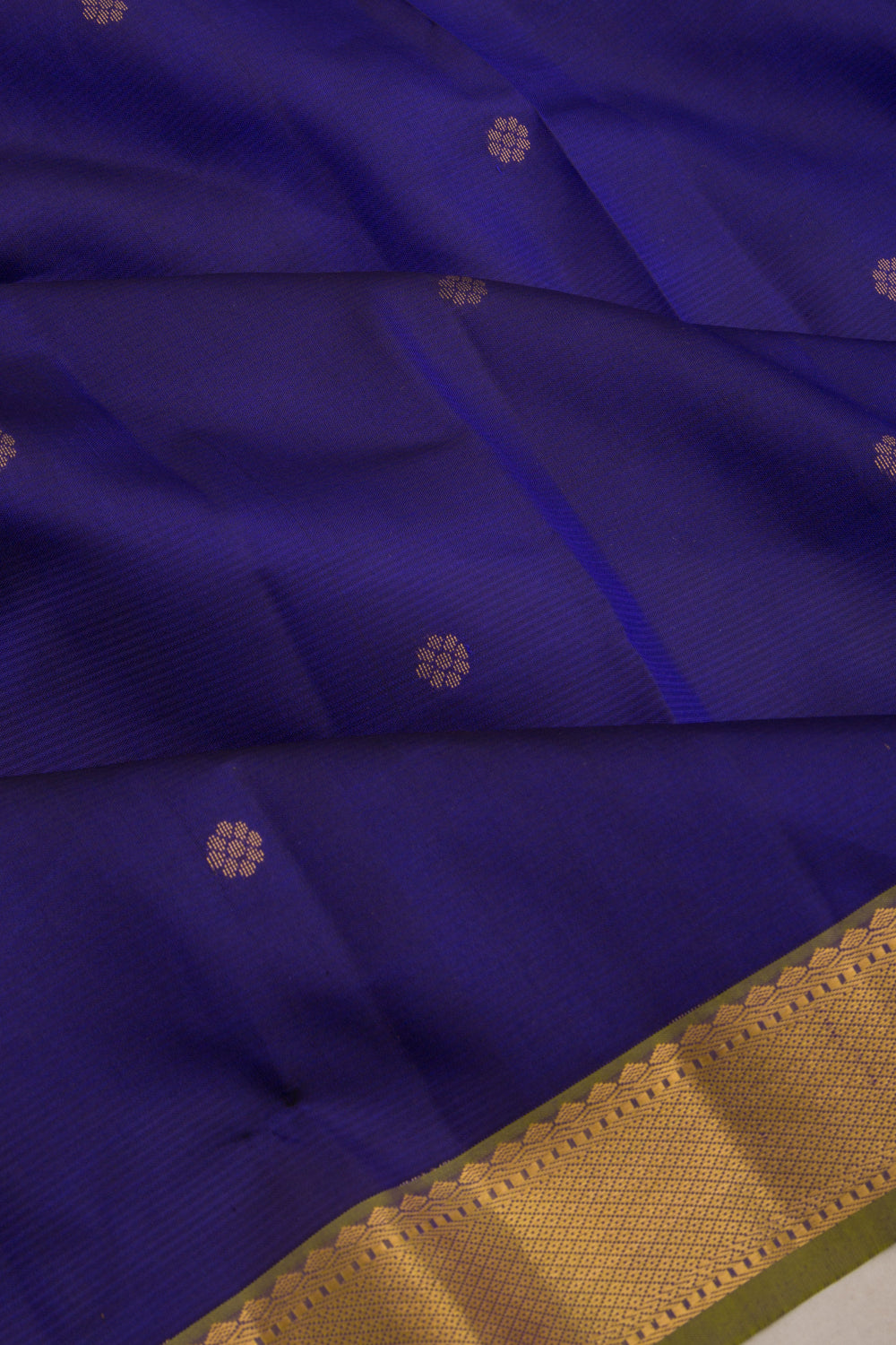 Taranga Kanchi Silk Butta Royal Blue Saree