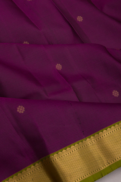 Taranga Kanchi Silk Butta Purple Saree