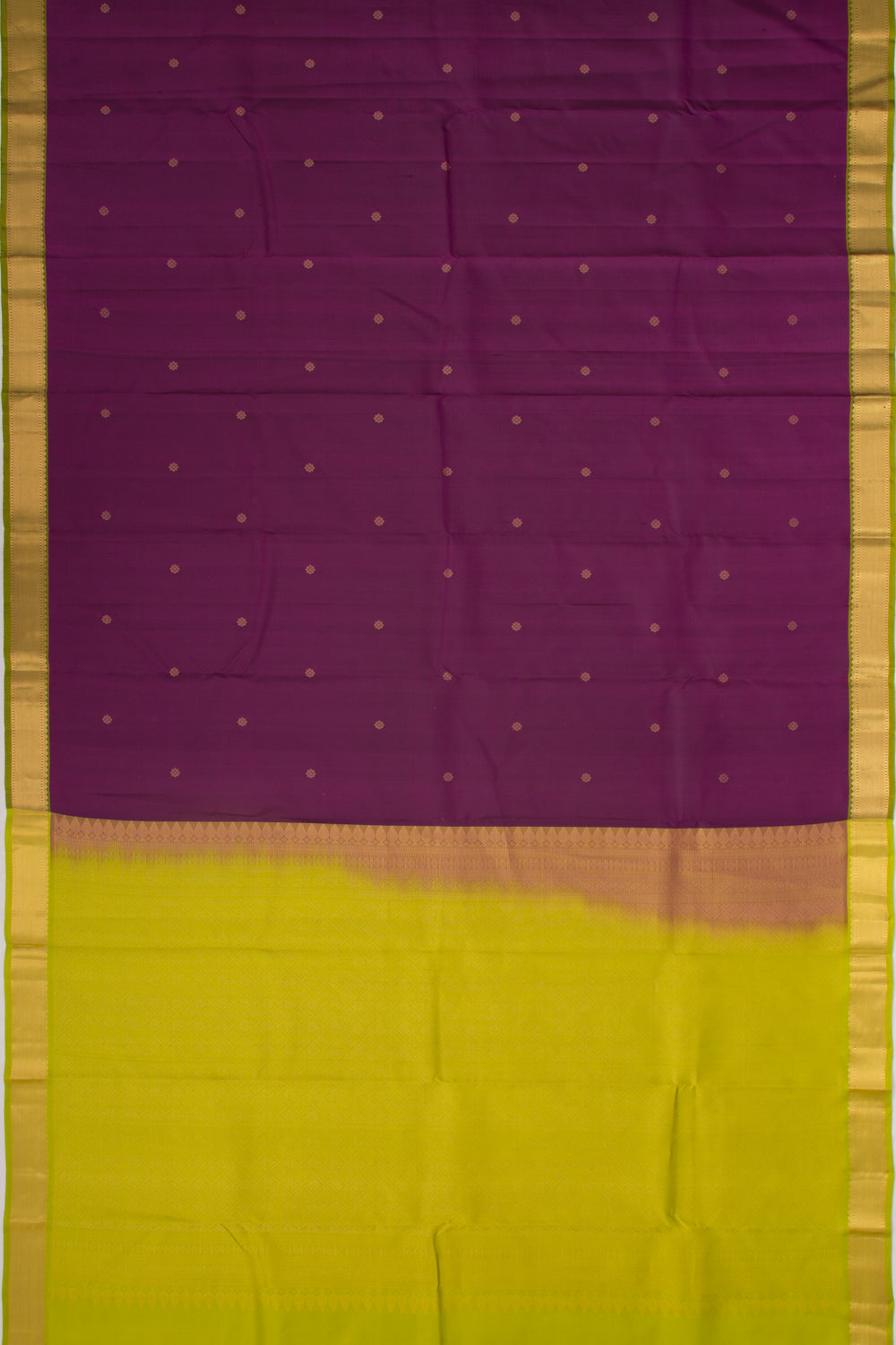 Taranga Kanchi Silk Butta Purple Saree