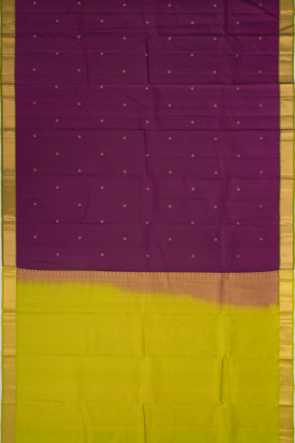 Taranga Kanchi Silk Butta Purple Saree