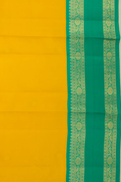 Taranga Kanchi Silk Butta Yellow Saree