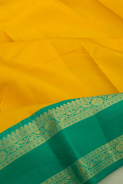 Taranga Kanchi Silk Butta Yellow Saree