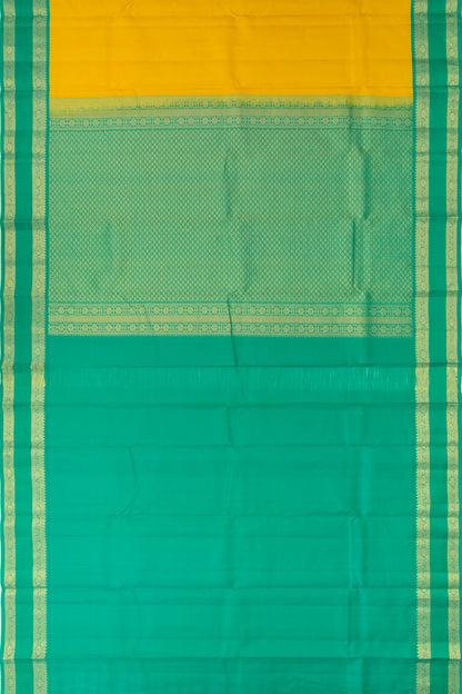 Taranga Kanchi Silk Butta Yellow Saree