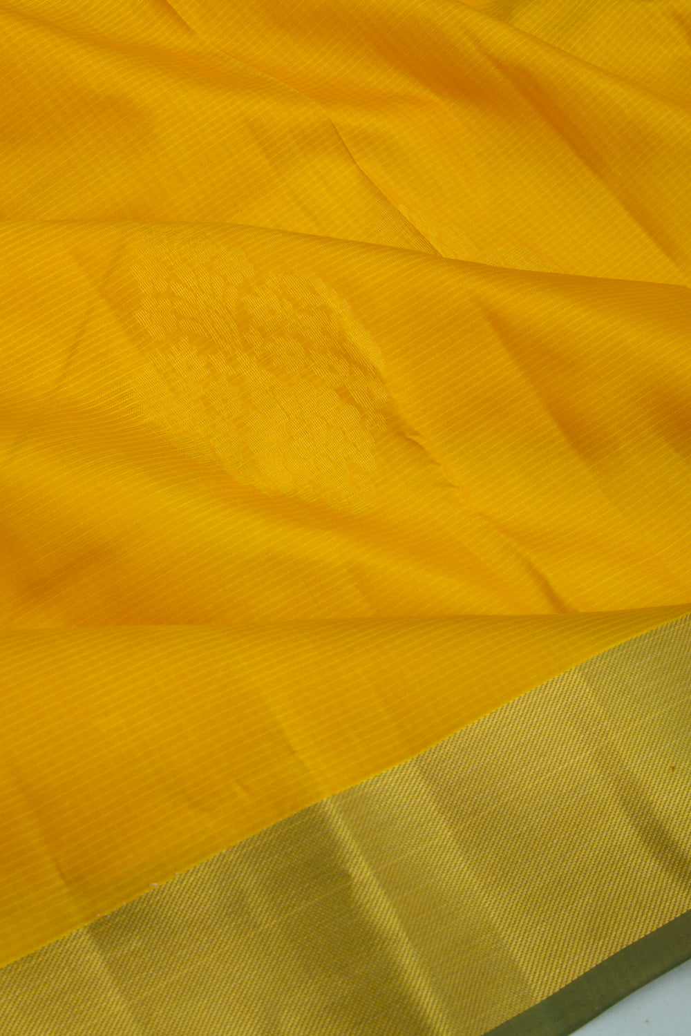 Taranga Kanchi Silk Lines And Butta Yellow Saree